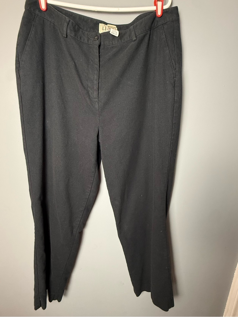 L.L.Bean 100% Cotton Shell Lined Cold Weather Pants Womens Sz 18 Reg